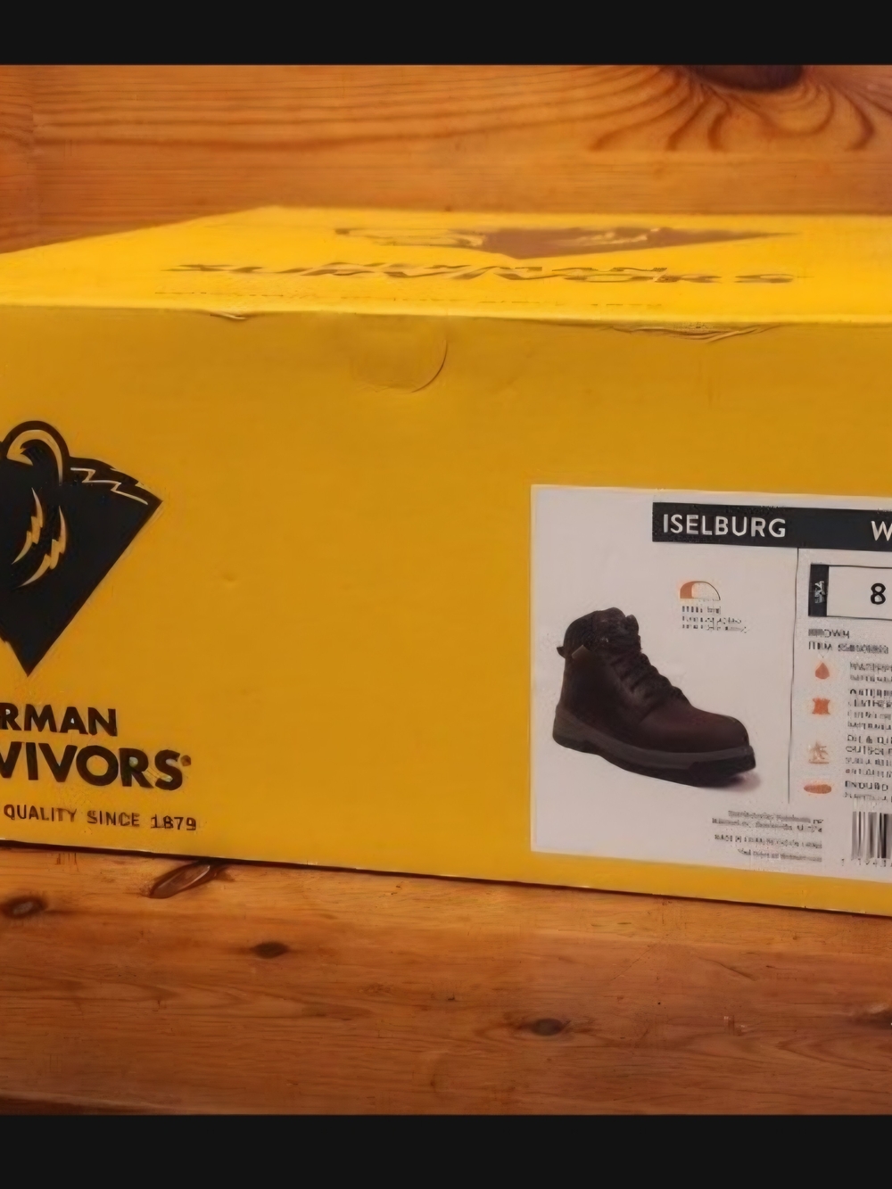 *New* Womens Herman Survivors Iselburg Steel Toe Work Boots Sz 8